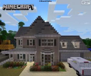 Puzzle Minecraft σπίτι